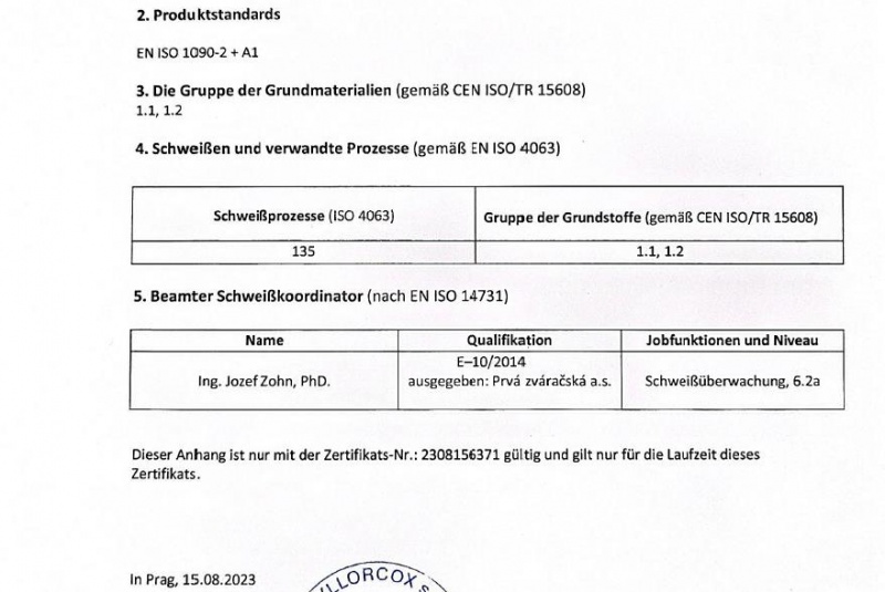 Certifikáty / Certifikáty Moner s.r.o.  - foto